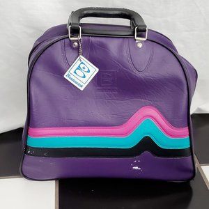 Vintage 1980s Brunswick Purple Bowling Bag